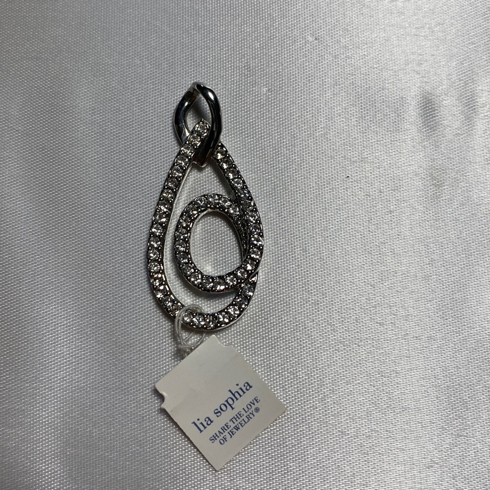 Lia Sophia tear drop pendant